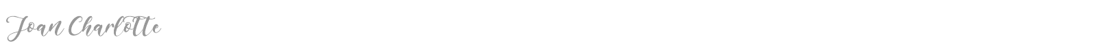 Joan Charlotte font preview